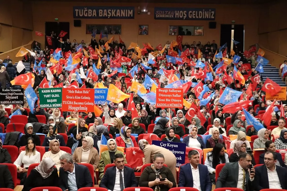 AK Parti Genel Merkez Kadın Kolları Başkanı Ercan, Sivas'ta Konuştu Açıklaması