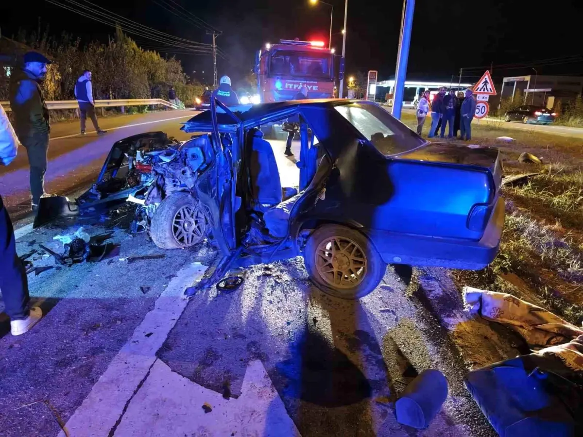 Samsun'da Trafik Kazasında 1 Yaralı