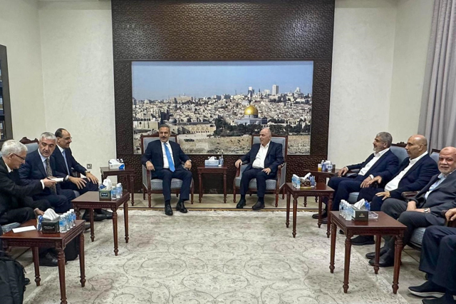 bakan fidan ve mit baskani kalin doha da hamas 19172038 8539 m
