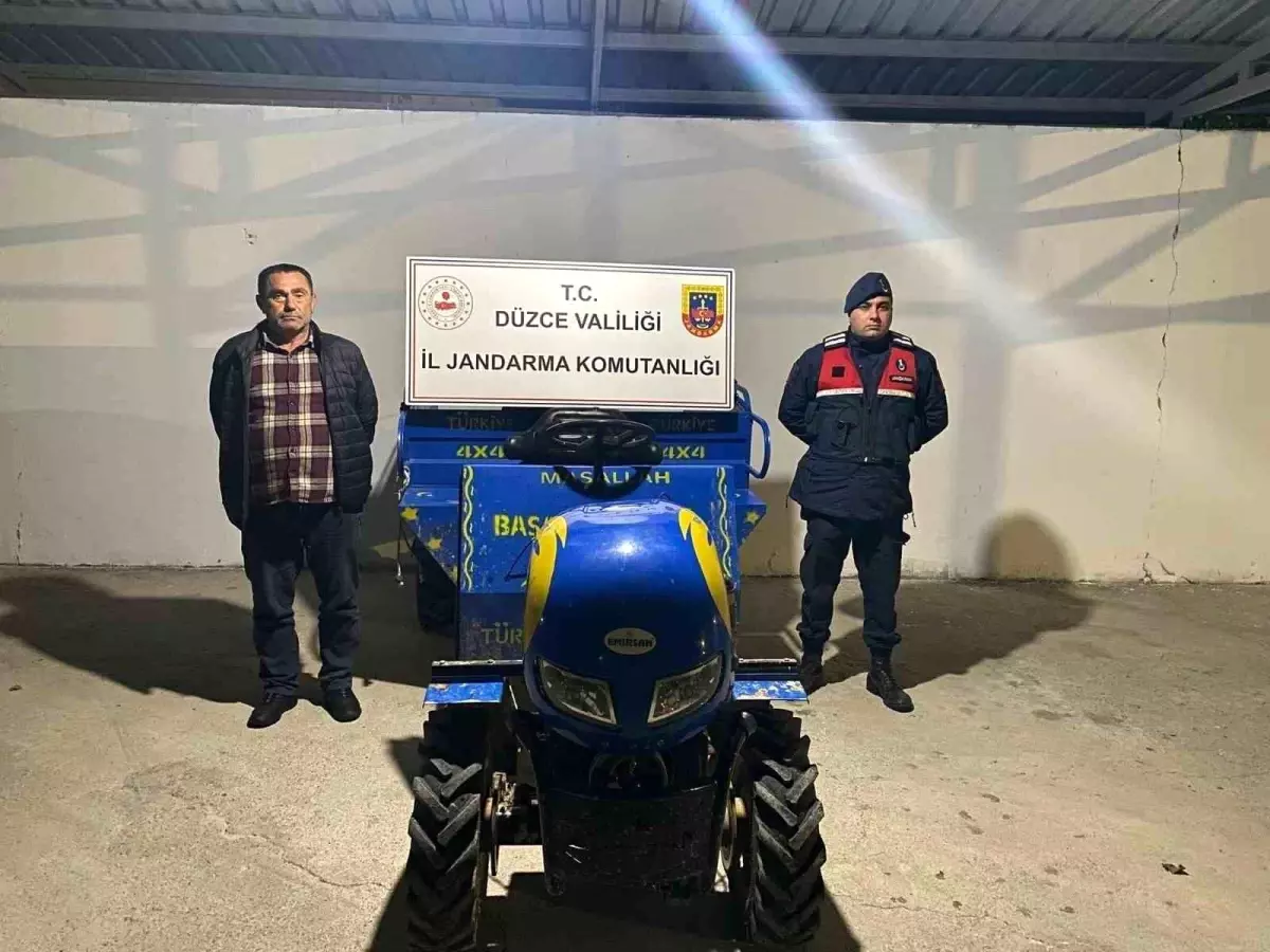 Düzce'de Çalınan Pat Pat Araç Bulundu, Şahıs Yakalandı