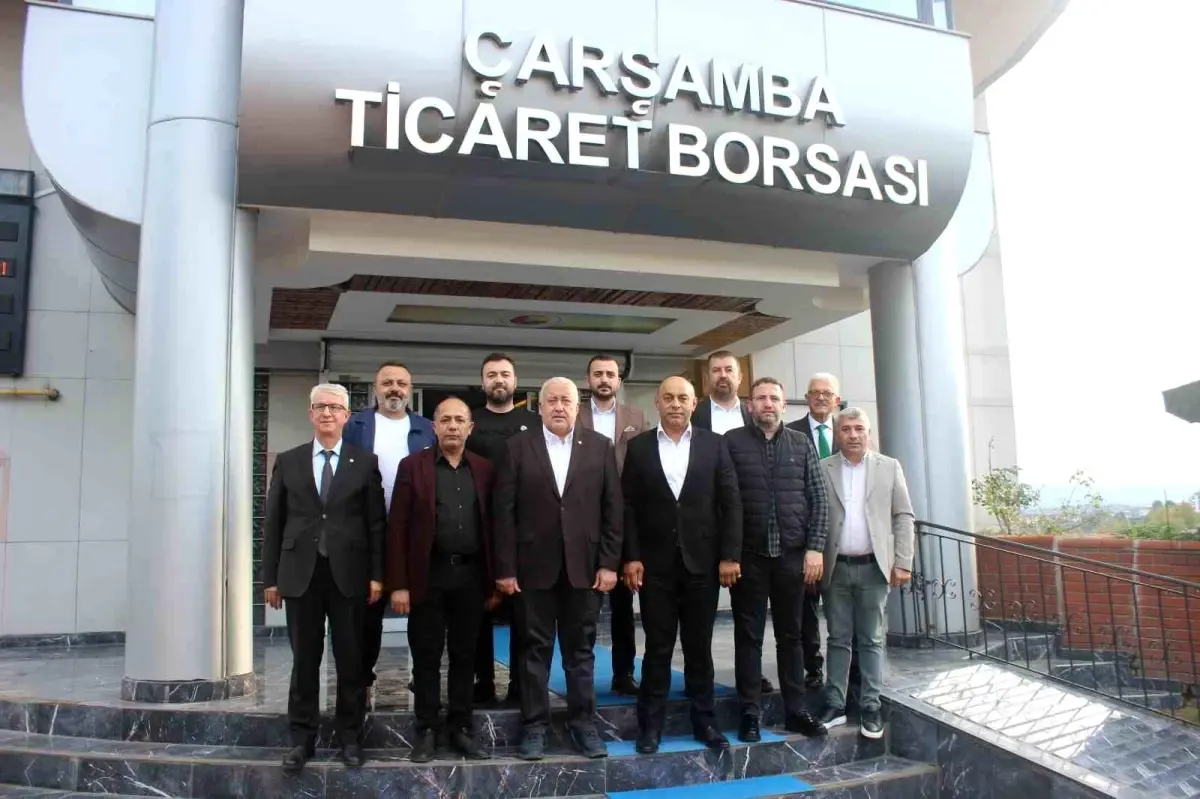 Çarşambaspor Yönetiminden Ticaret Borsası'na Ziyaret