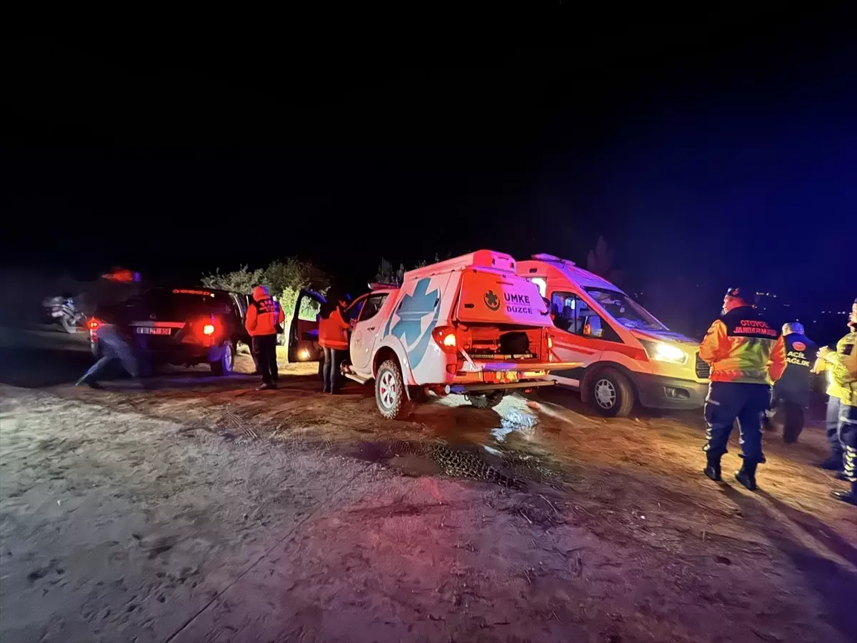 Düzce'de Kaybolan Yaşlı Adam Arama Kurtarma Ekipleri Tarafından Bulundu