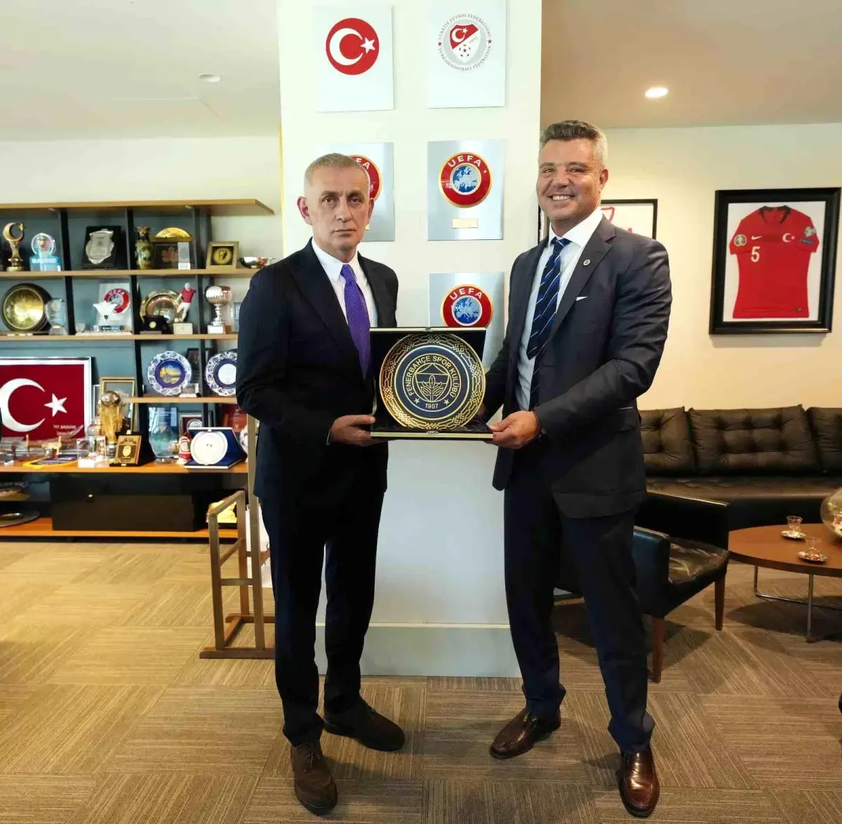 Sadettin Saran, TFF Başkanı Hacıosmanoğlu'nu Ziyaret Etti