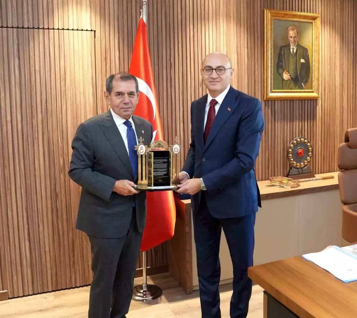 Galatasaray Başkanı Dursun Özbek'ten Savcı Barış Duman'a Ziyaret