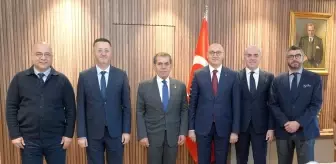 Galatasaray Başkanı Dursun Özbek ve Yönetim Kurulu Üyesi, Başsavcı Duman'ı Ziyaret Etti