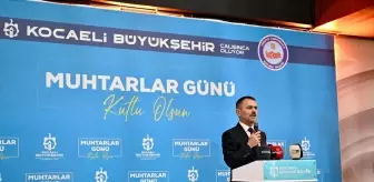 Kocaeli Valisi Aktaş, Muhtarlar Günü'nde Muhtarlarla Buluştu