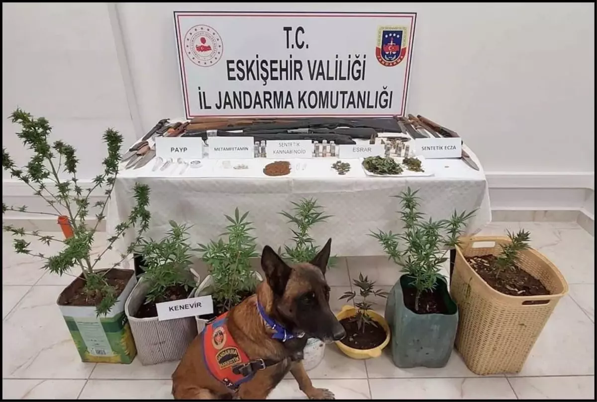 Eskişehir'de Uyuşturucu ve Silah Operasyonu: 7 Şahıs Yakalandı