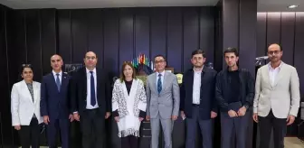 Özbekistan Alfraganus Üniversitesi Heyeti OMÜ'yü Ziyaret Etti