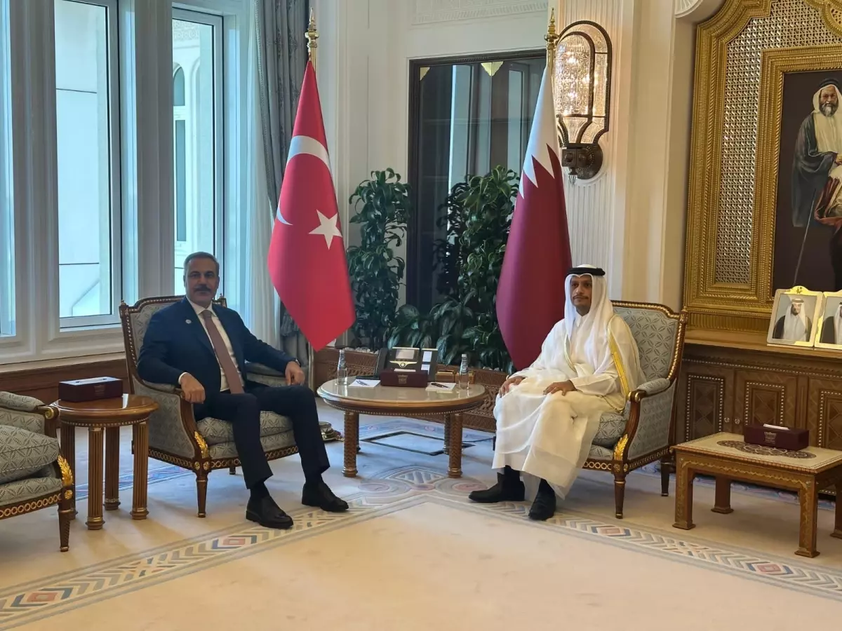 Bakan Fidan, Katar Başbakanı Al Sani ile görüştü