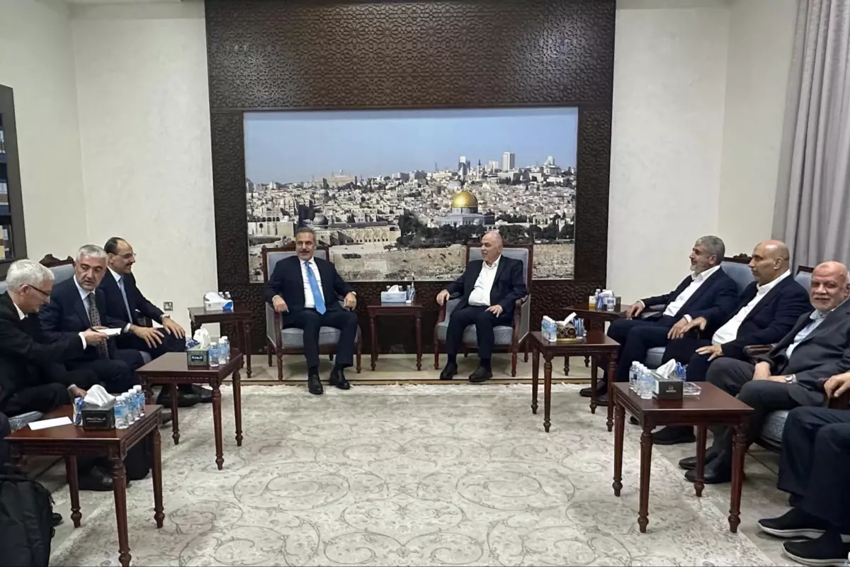 Hakan Fidan ve İbrahim Kalın, Doha'da Hamas ile Görüştü