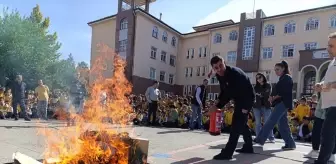 Batman'da 1400 Öğrencinin Yangın Eğitimi Alması