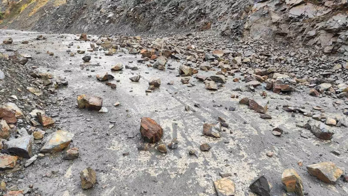 Batman'da Şiddetli Yağış Heyelana Neden Oldu