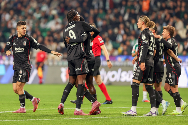 Beşiktaş achieved victory with 2 goals in the challenging away match against Konyaspor