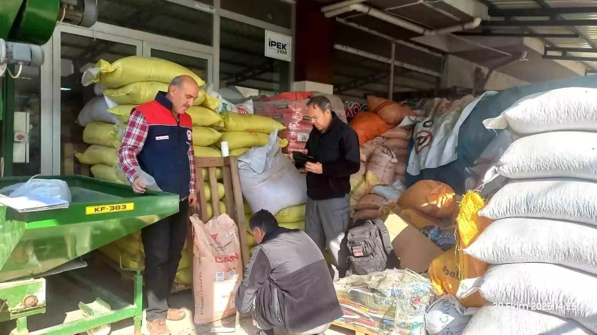 Düzce'de Gübre Dağıtıcılarına DNABarkod Denetimi