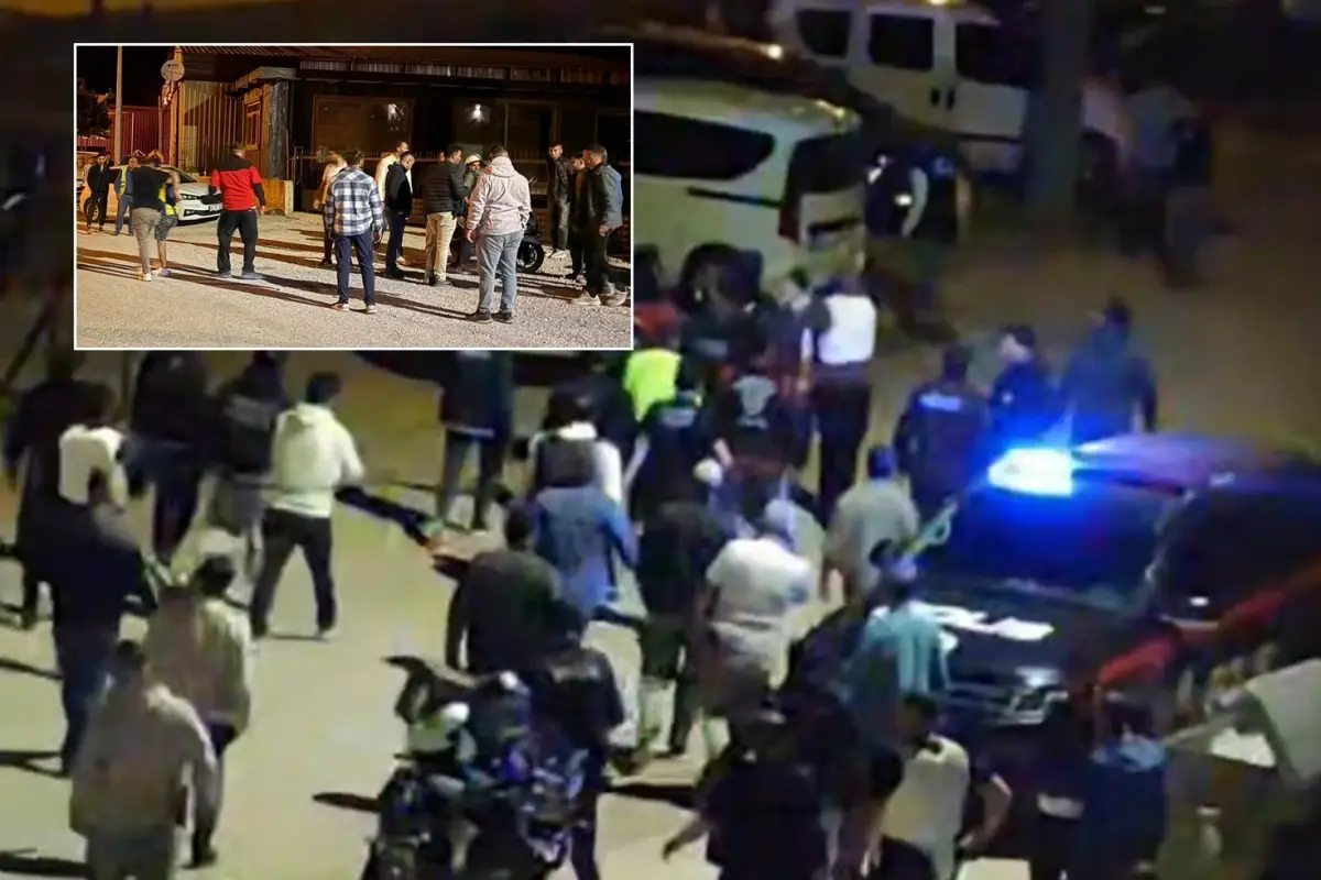 4 saat süren operasyon ilçeyi ayağa kaldırdı! Çatışma çıktı, polis vuruldu
