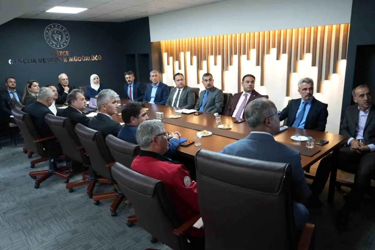 Düzce'de Gençlik ve Spor ile Milli Eğitim Koordinasyon Toplantısı