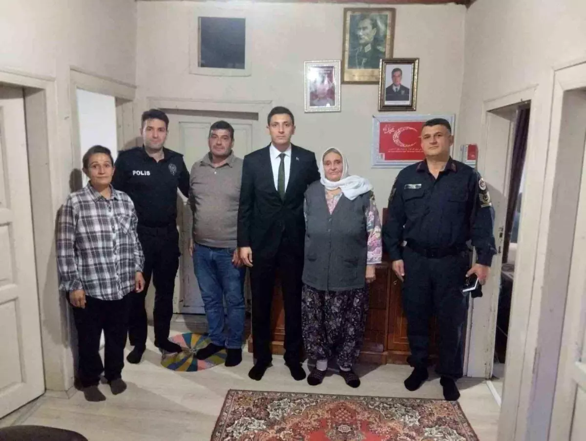 Güdül Kaymakamı'nın ilk ziyareti şehit aileleri oldu