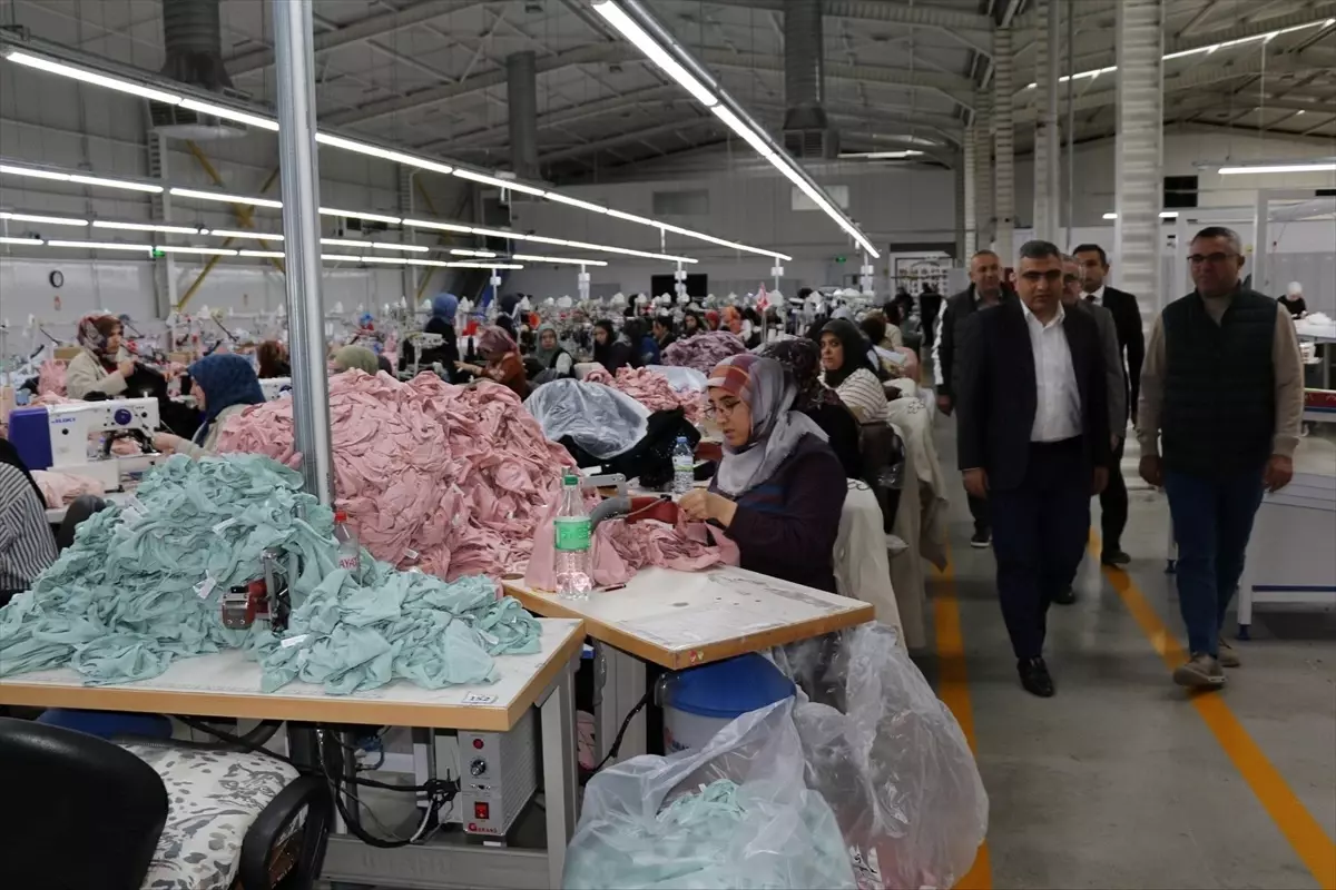 Merzifon Kaymakamı Karaaslan, OSB'yi Ziyaret Etti