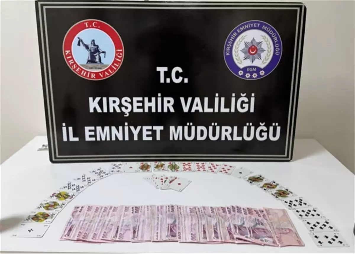 Kırşehir'de Kumar Operasyonu: 4 Kişiye Ceza, İşletme Sahibine İşlem