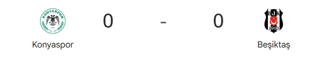 Konyaspor Beşiktaş maçı kaç kaç, bitti mi? MAÇ SONUCU! Konyaspor Beşiktaş golleri kim attı, canlı maç anlatımı!