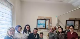 Kozan Devlet Hastanesi'nde 10 Yaşındaki Ege'ye Doğum Günü Sürprizi