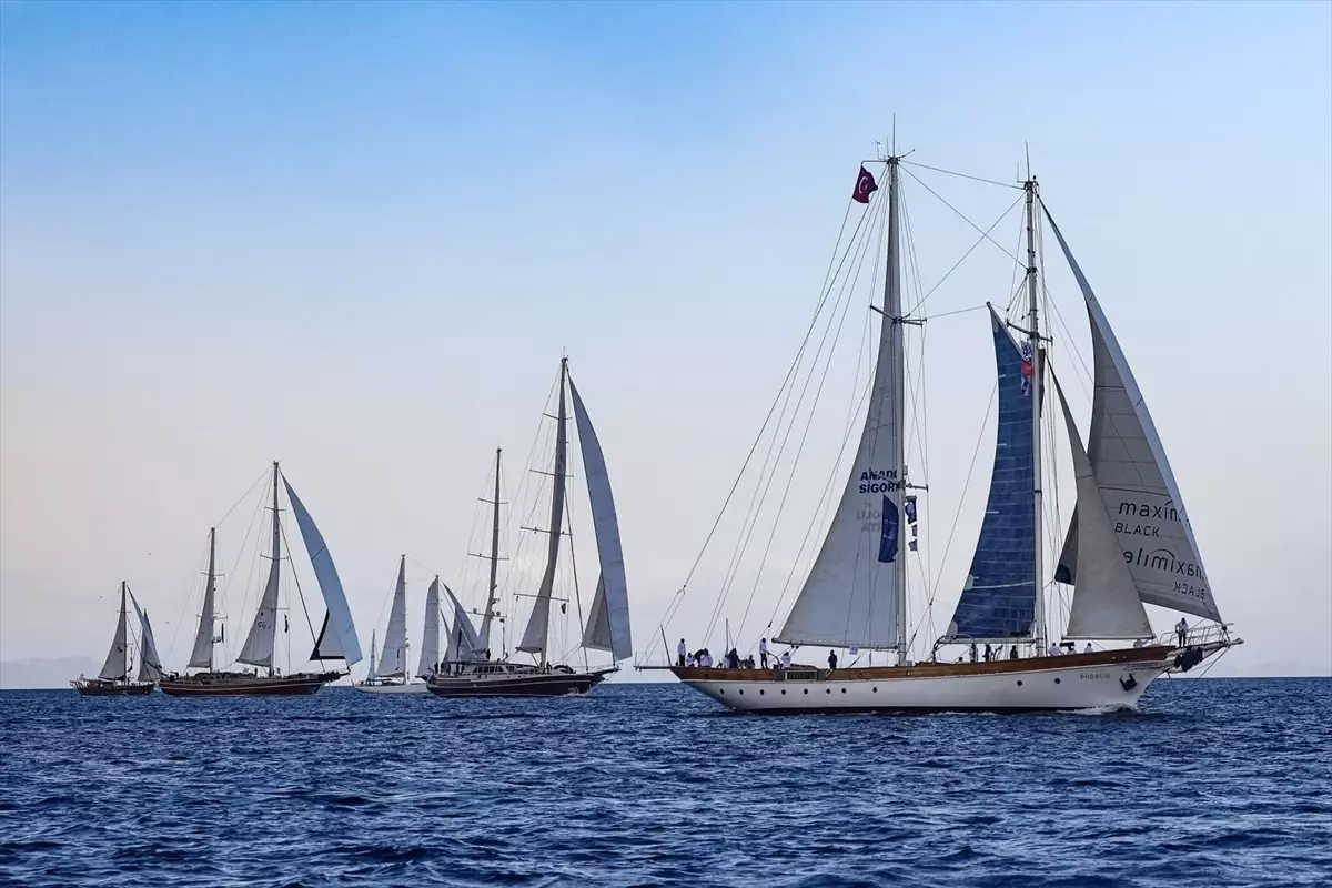 Bodrum Cup Yelken Yarışları'nda İasos Etabı Heyecanı