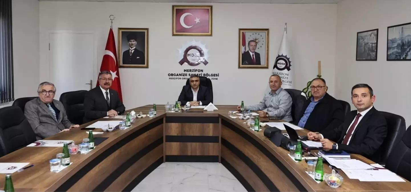 Merzifon Organize Sanayi Bölgesi Yönetim Kurulu Toplantısı Gerçekleştirildi