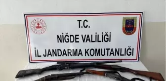 Niğde'de Ruhsatsız Silah Operasyonu: 2 Gözaltı