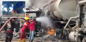 Nijerya'da akaryakıt tankerinin patlaması sonucu 30 kişi hayatını kaybetti