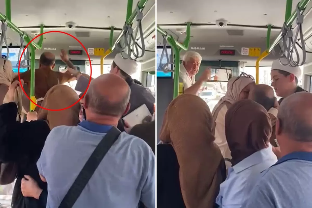 Otobüste 'Kart basmadın' kavgası! Şoförün kafasına yumruk darbeleri indirdi