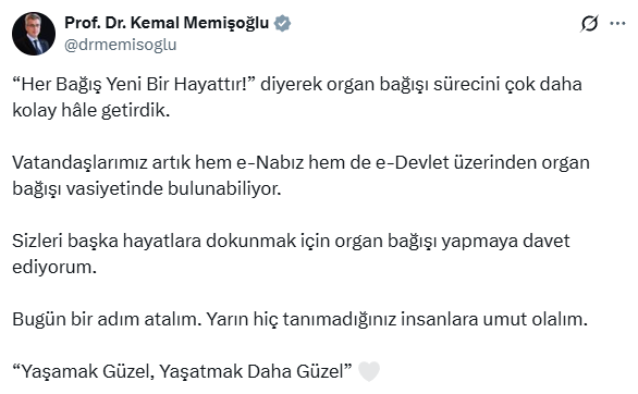 saglik bakani memisoglu duyurdu e devlet te yeni 19172572 2113 m