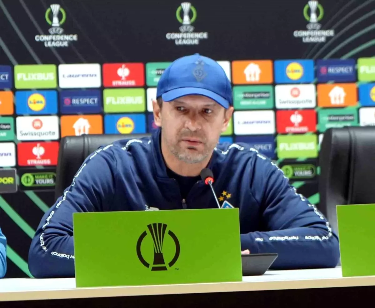 Dinamo Kiev Teknik Direktörü Shovkovskyi'den Samsunspor Maçı Açıklamaları