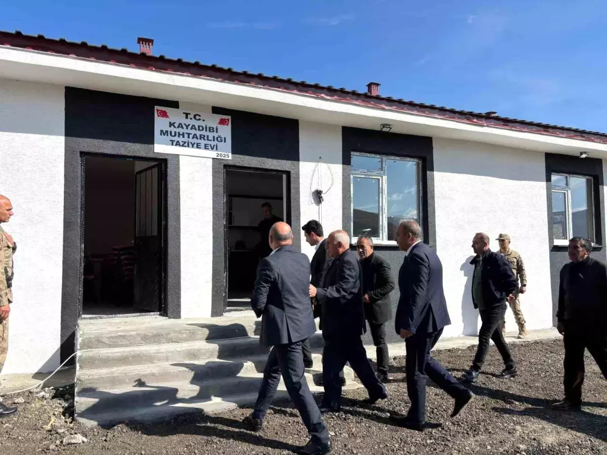 Kars'ın Kayadibi Köyü'nde Taziye Evi Açılışı Gerçekleşti