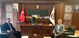 Başsavcı Büyükyurt, Pazar Belediye Başkanı Pervanlar'ı Ziyaret Etti