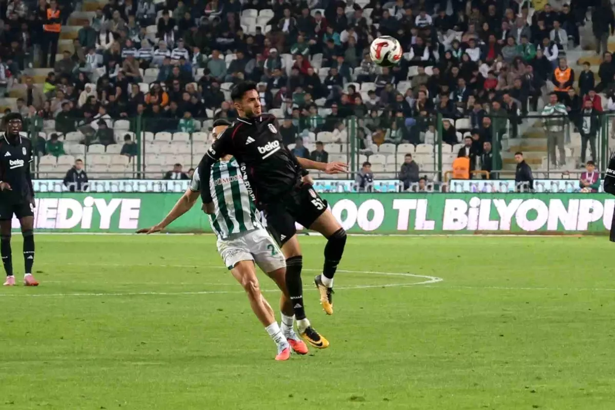 Konyaspor ve Beşiktaş Süper Lig Maçında Karşı Karşıya