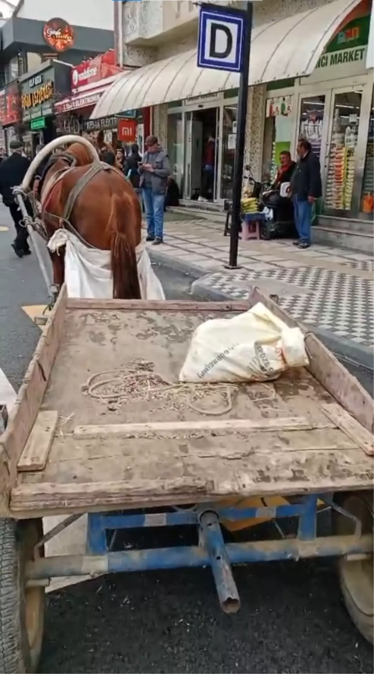 Yaya Geçidinde Park Eden At Arabasına 993 Lira Ceza