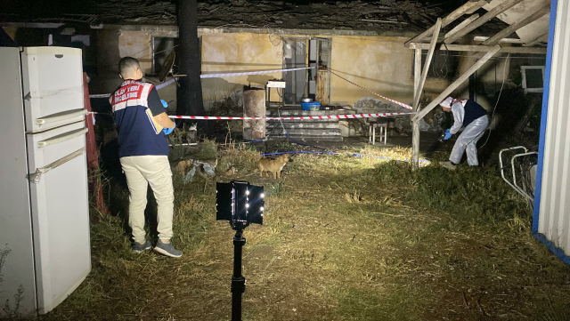 He killed his mother's colleague who sent her a message