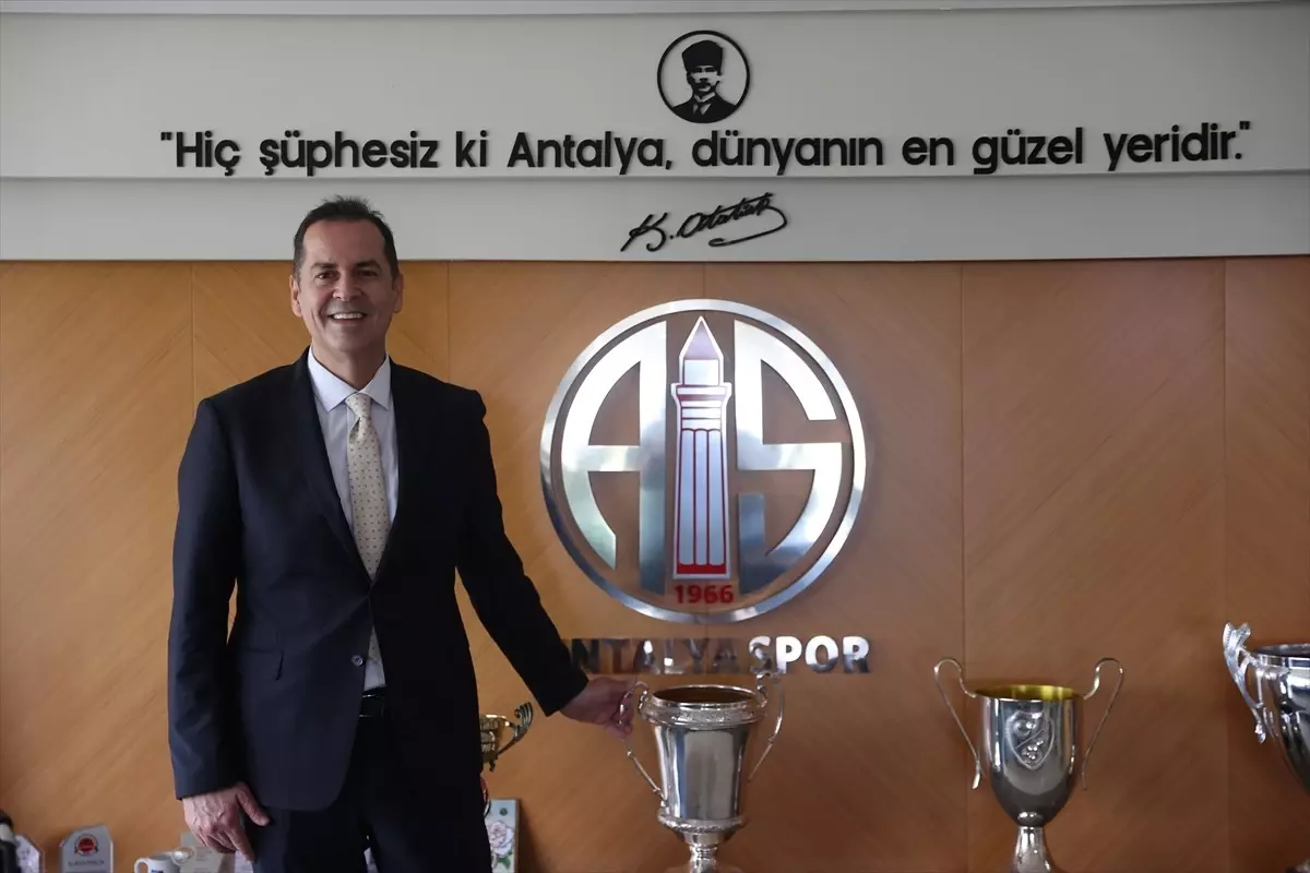 Antalyaspor Başkanı Rıza Perçin: 'Başakşehir maçıyla tırmanışa geçeceğiz'