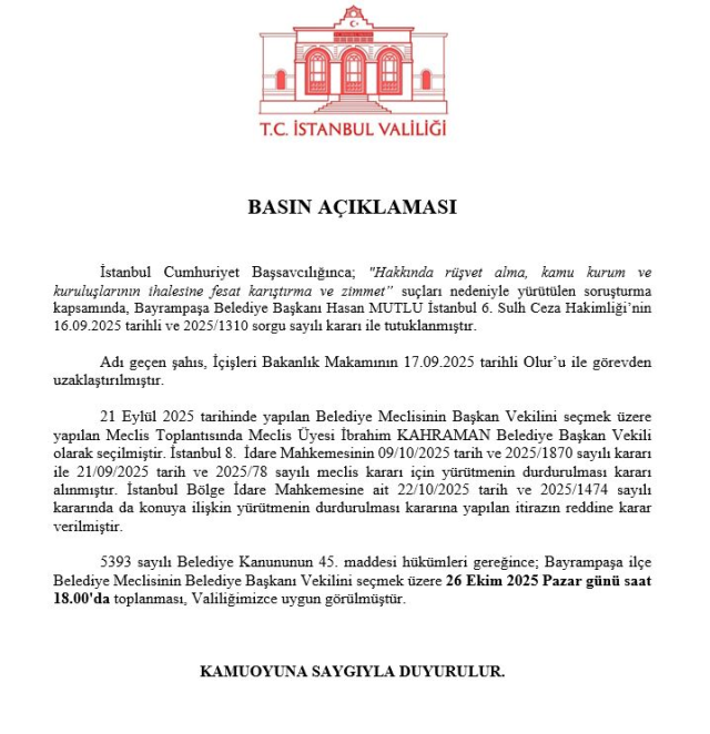 bayrampasa da baskanvekili secimi icin tarih 19179110 9031 m