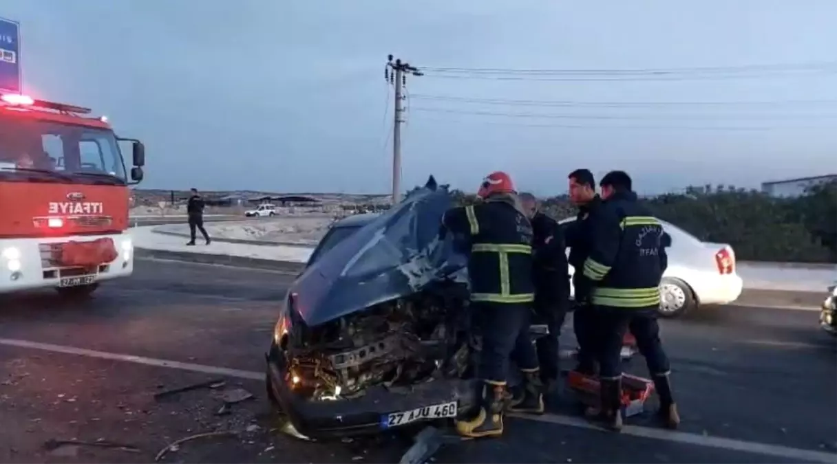 Gaziantep'te Zincirleme Kaza: 3 Yaralı