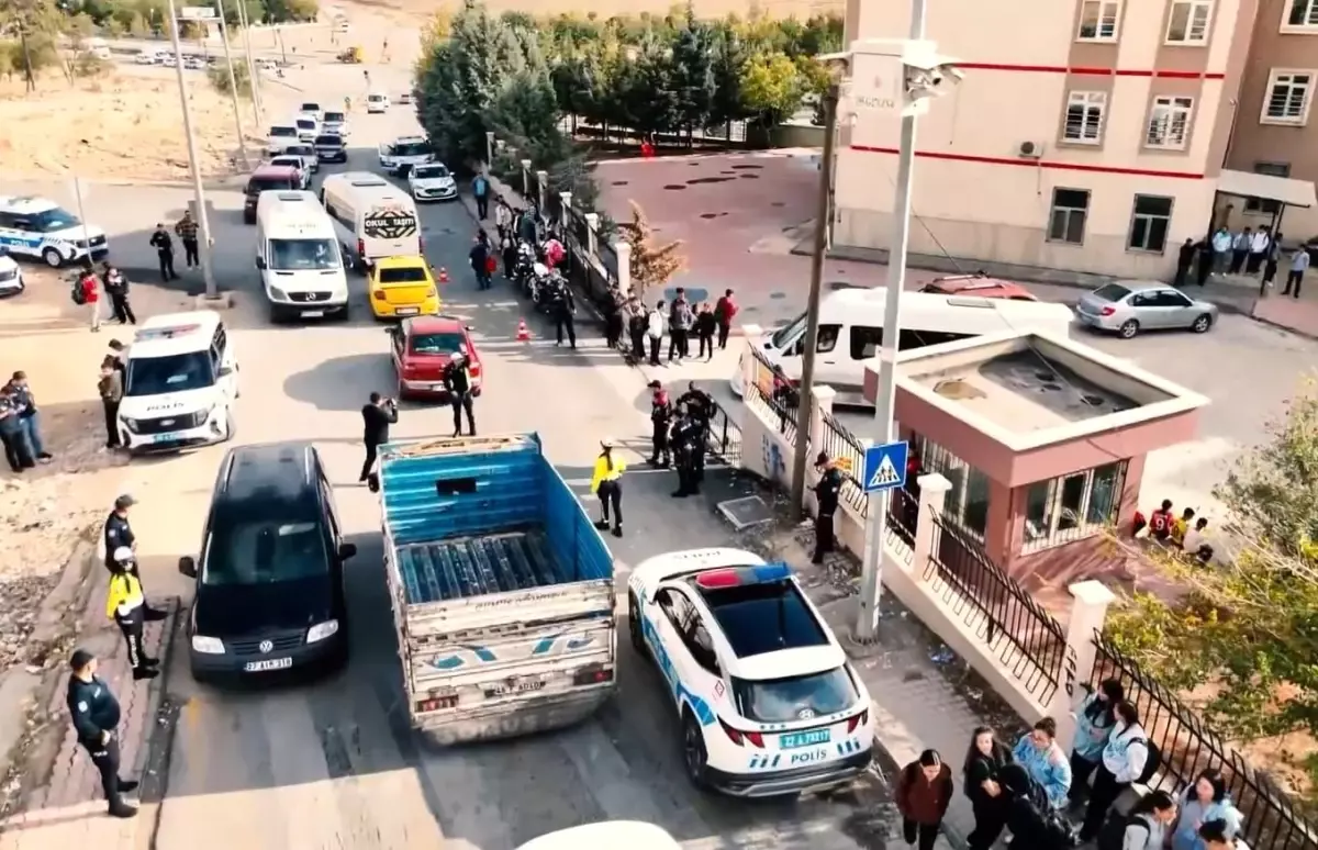 Gaziantep'te Okul Çevrelerinde Dronlu Güvenlik Uygulaması