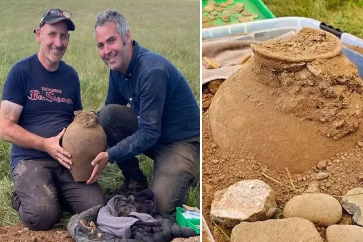 Hobi olarak çıktığı metal arama gezisinde tarihi bir keşfe imza attılar