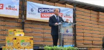 İBB'den Çiftçilere Kışlık Fide ve Arı Yemi Desteği