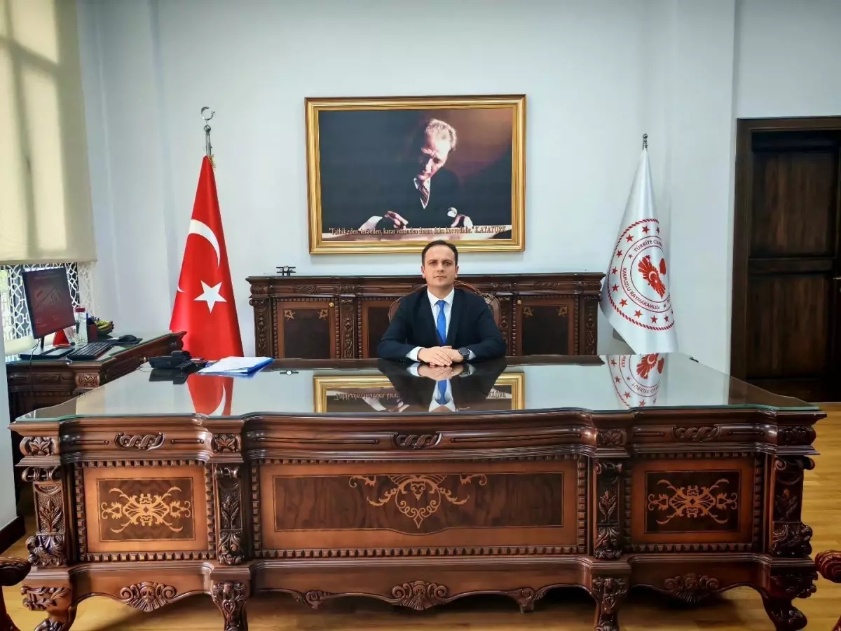 Karpuzlu'nun Yeni Kaymakamı Mustafa Bayram Görevine Başladı