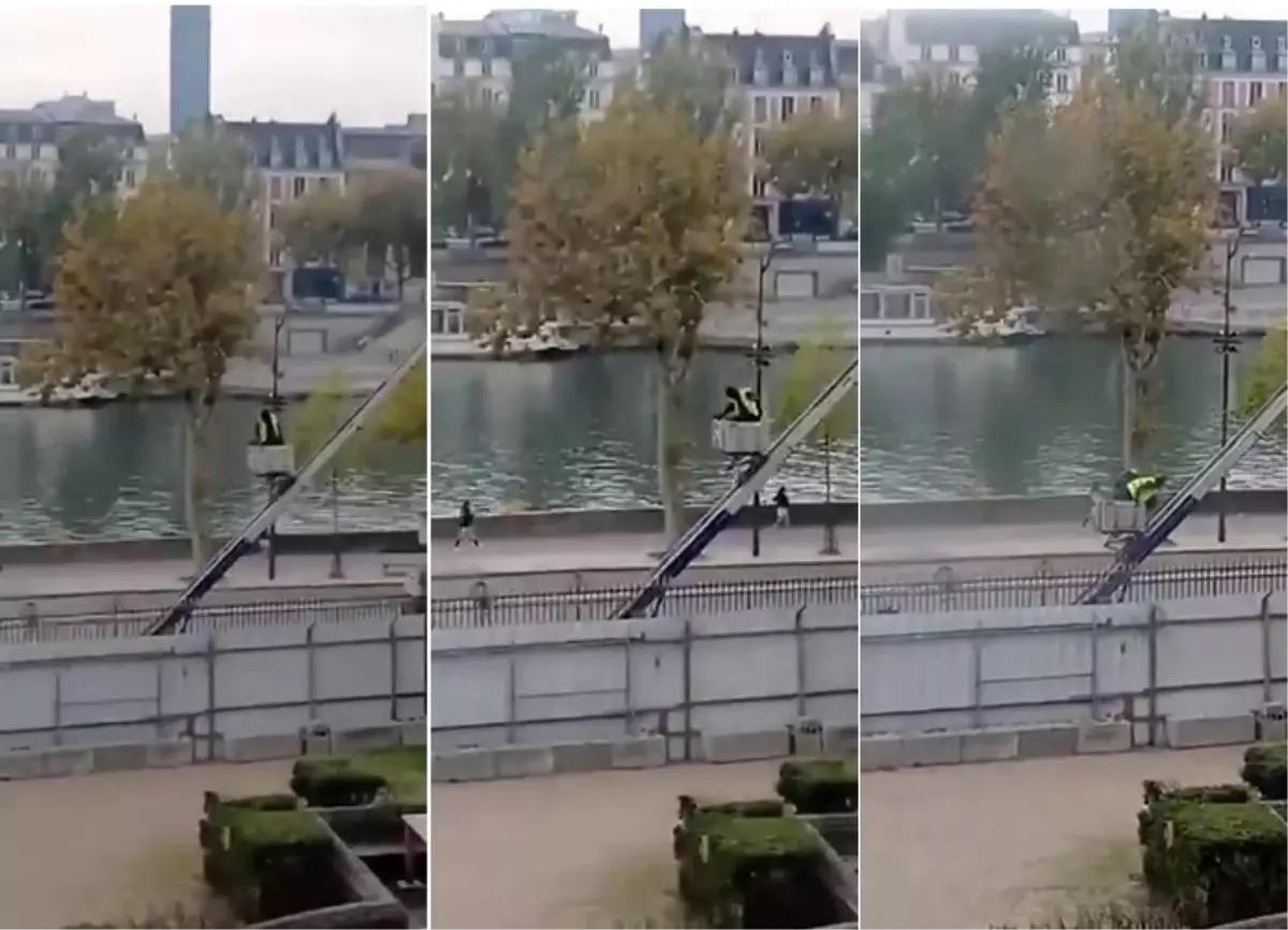 Louvre Müzesi soyguncularının kaçma anı ortaya çıktı