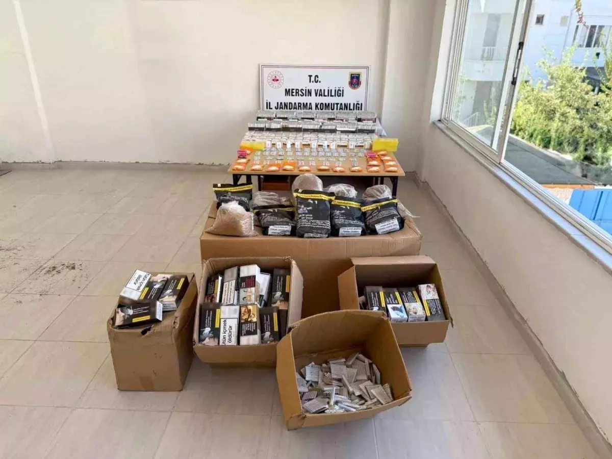 Mersin'de Kaçak Sigara Ticareti Operasyonu: 20 Bin Dolu Makaron Ele Geçirildi