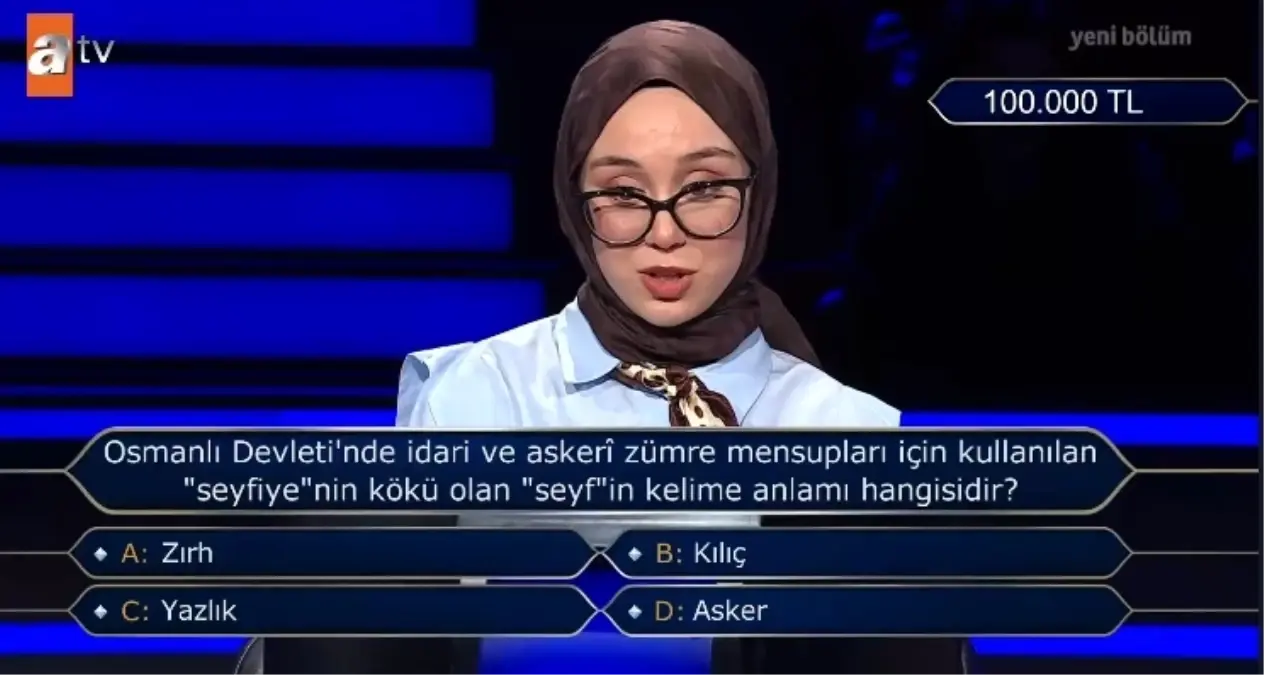 Osmanlı Devleti'nde idari ve askeri zümre mensupları için kullanılan seyiye köklü olan seyfin kelime anlam...