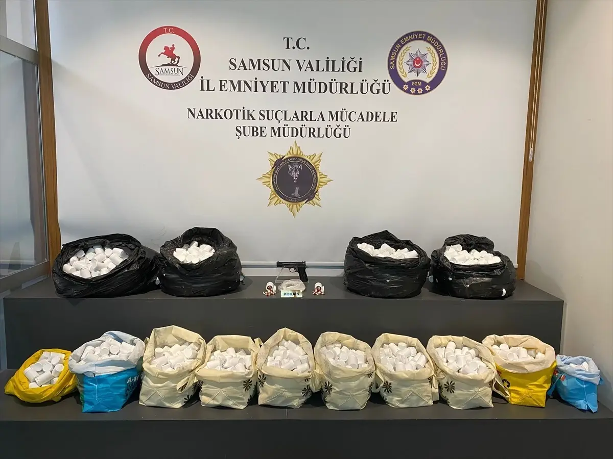Samsun'da Uyuşturucu Operasyonu: 105 Bin Hap Ele Geçirildi