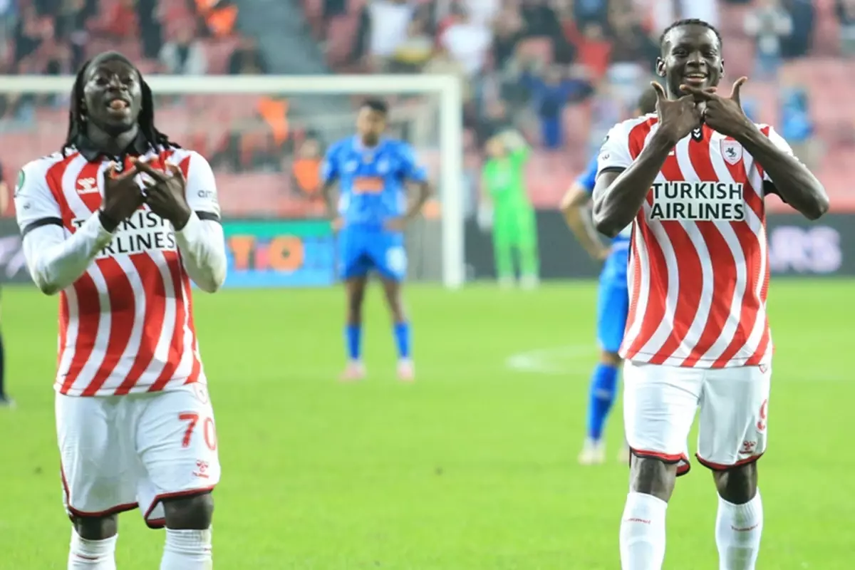 Samsunspor'dan bir görkemli zafer daha: 2'de 2