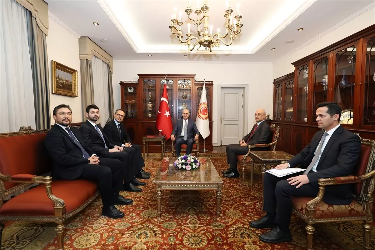 TBMM Başkanı Kurtulmuş, TÜRKPA Genel Sekreteri'ni kabul etti